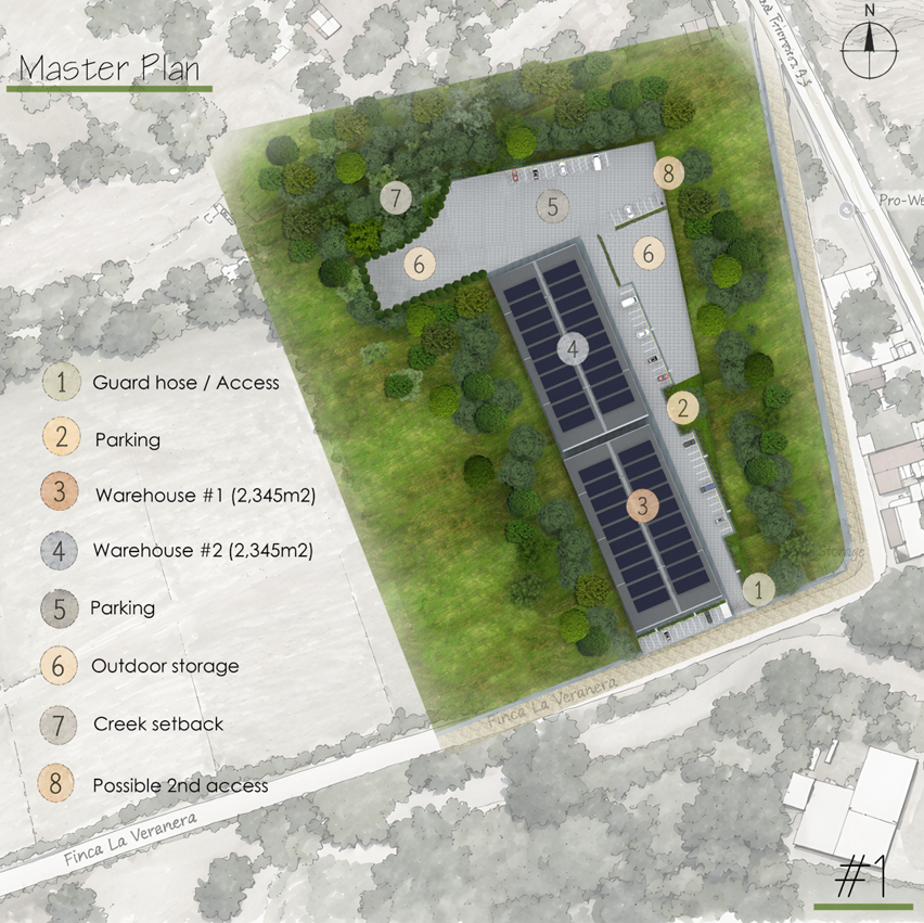 Jaco Self Storage master plan
